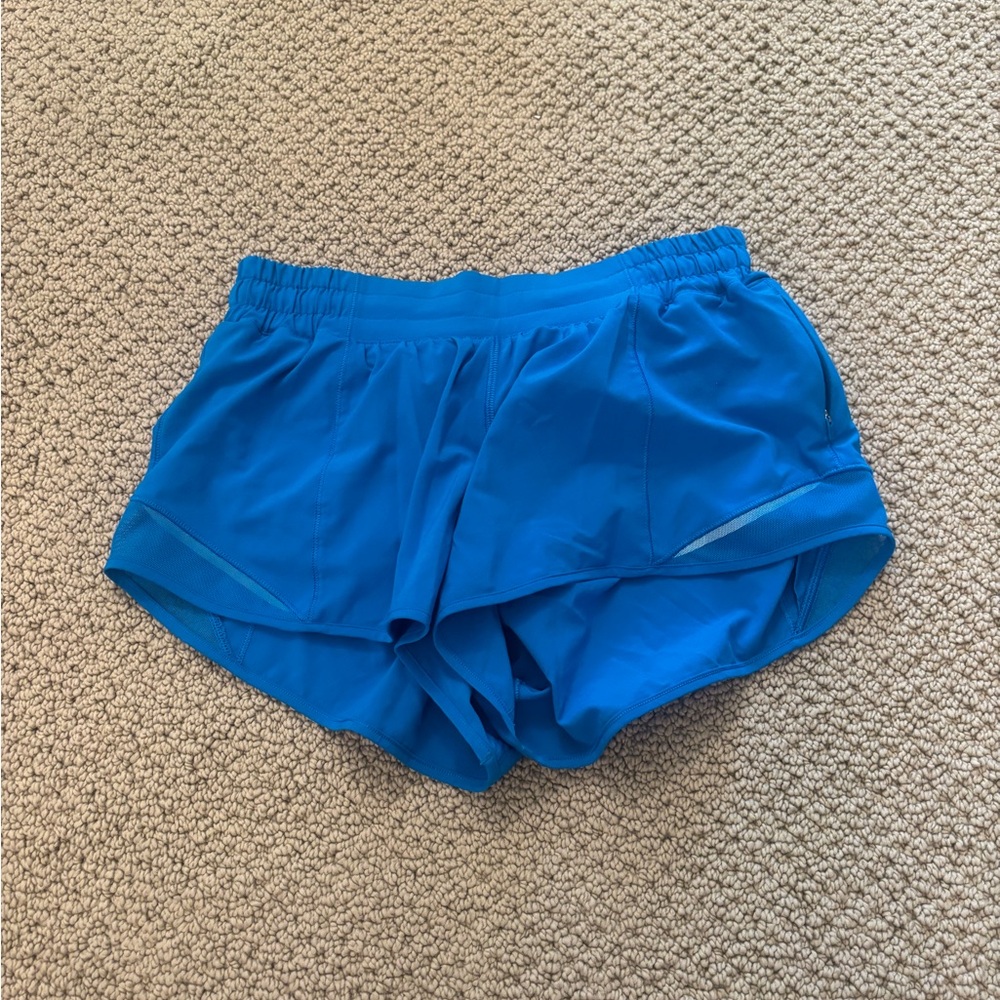 Lululemon Athletica Royal Blue Athletic Shorts Moisture-Wicking Performance